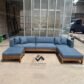 Sofa Tamu Minimalis Leter U Jati