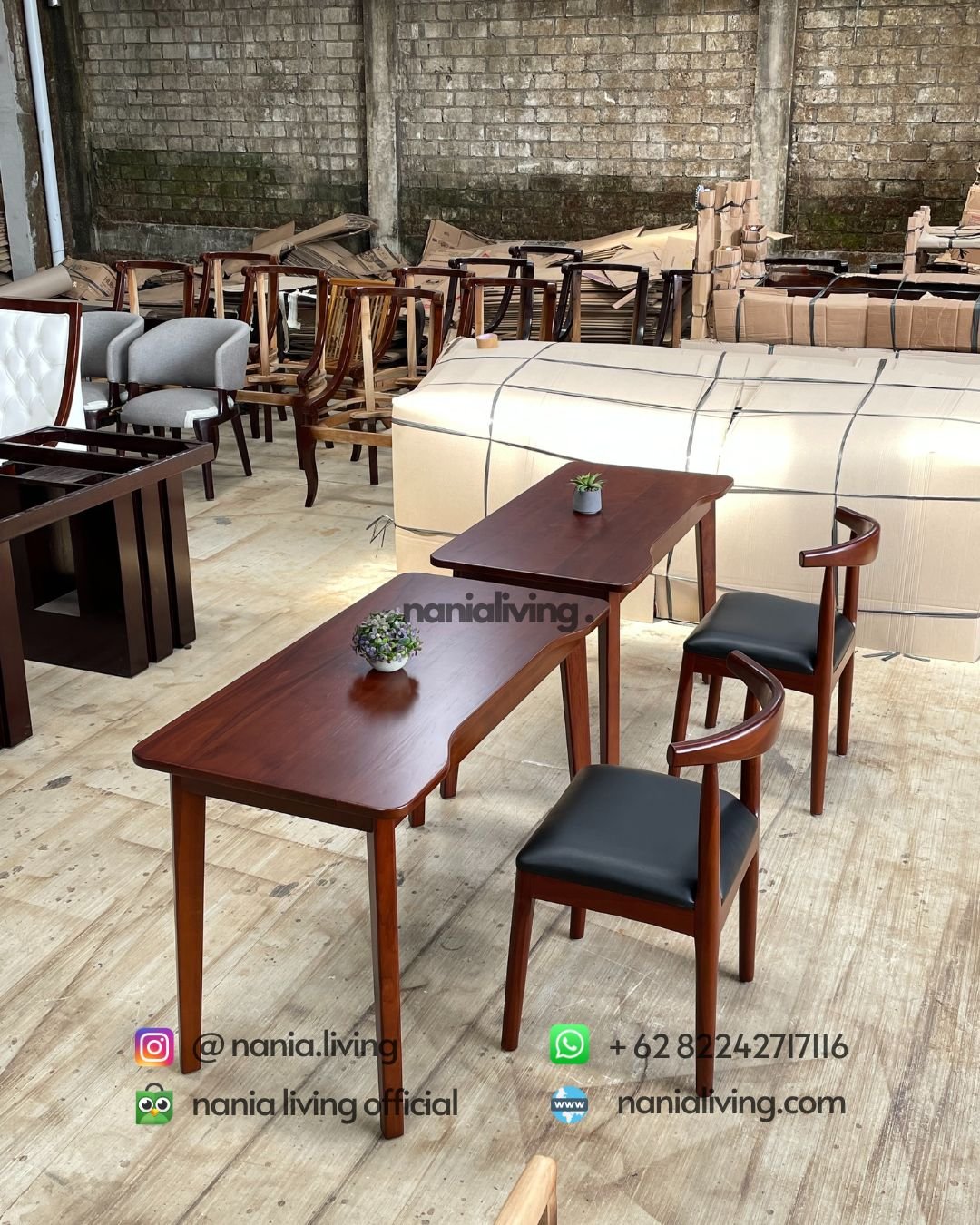 Minimalist Simple Study Desk Set