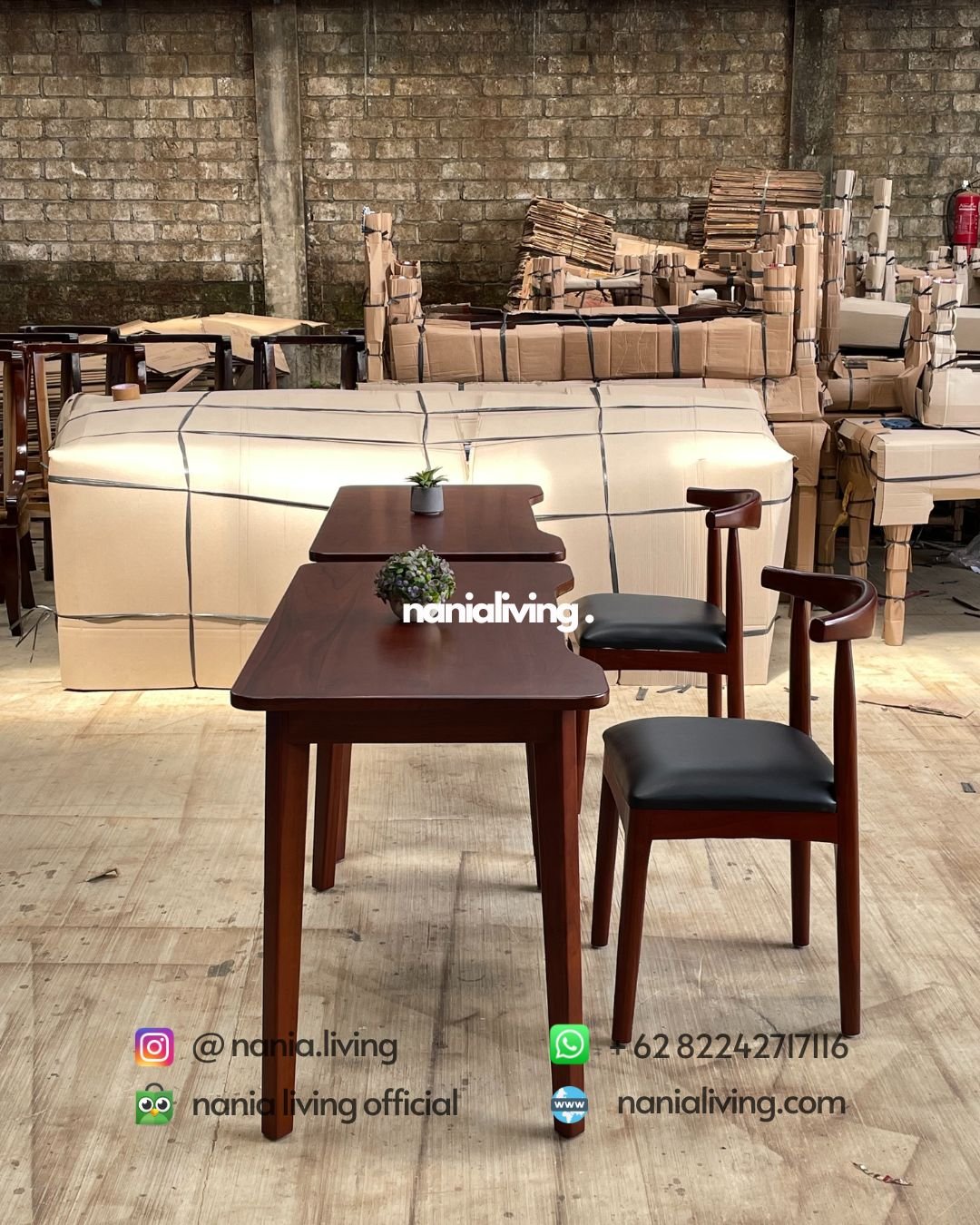 side Minimalist Simple Study Desk Set