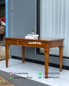 Natural Teak Wood Console Table