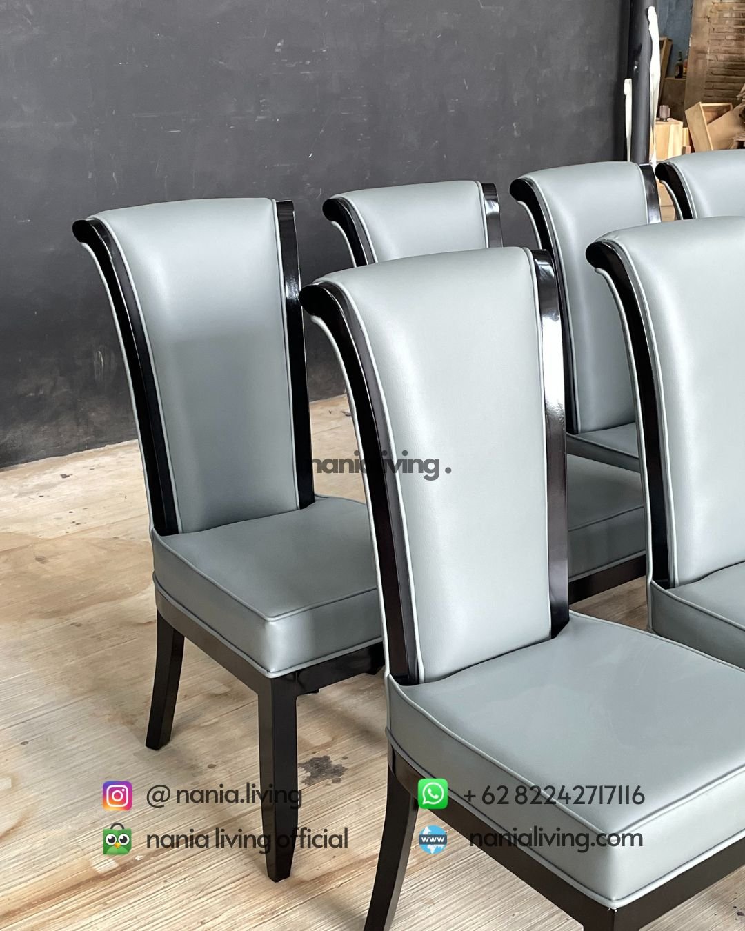 Plain Teak Dining Chair