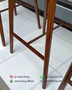 foot Teak Dining Chair Bar Stool