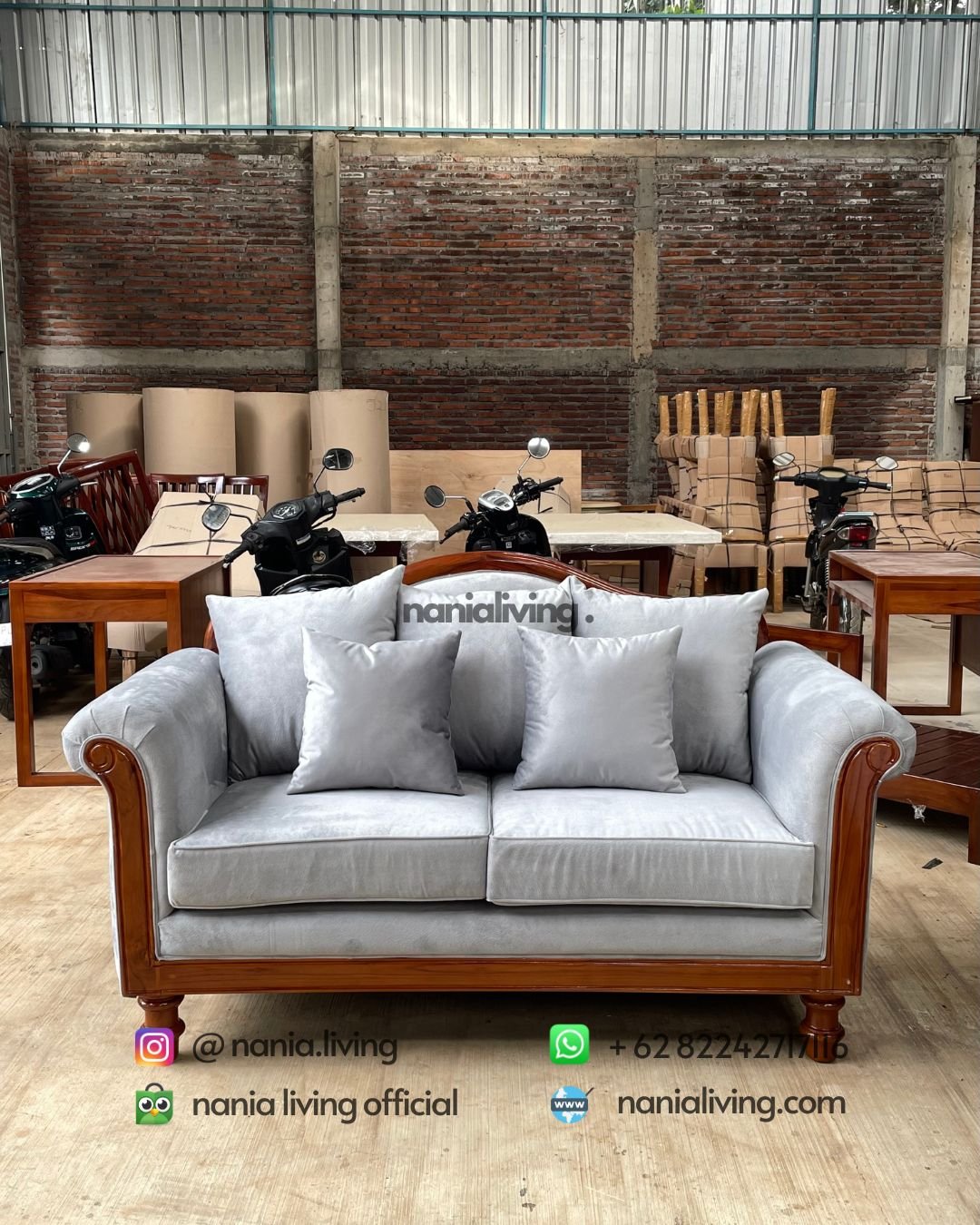 Three Seater And Two Seater Living Room Sofa