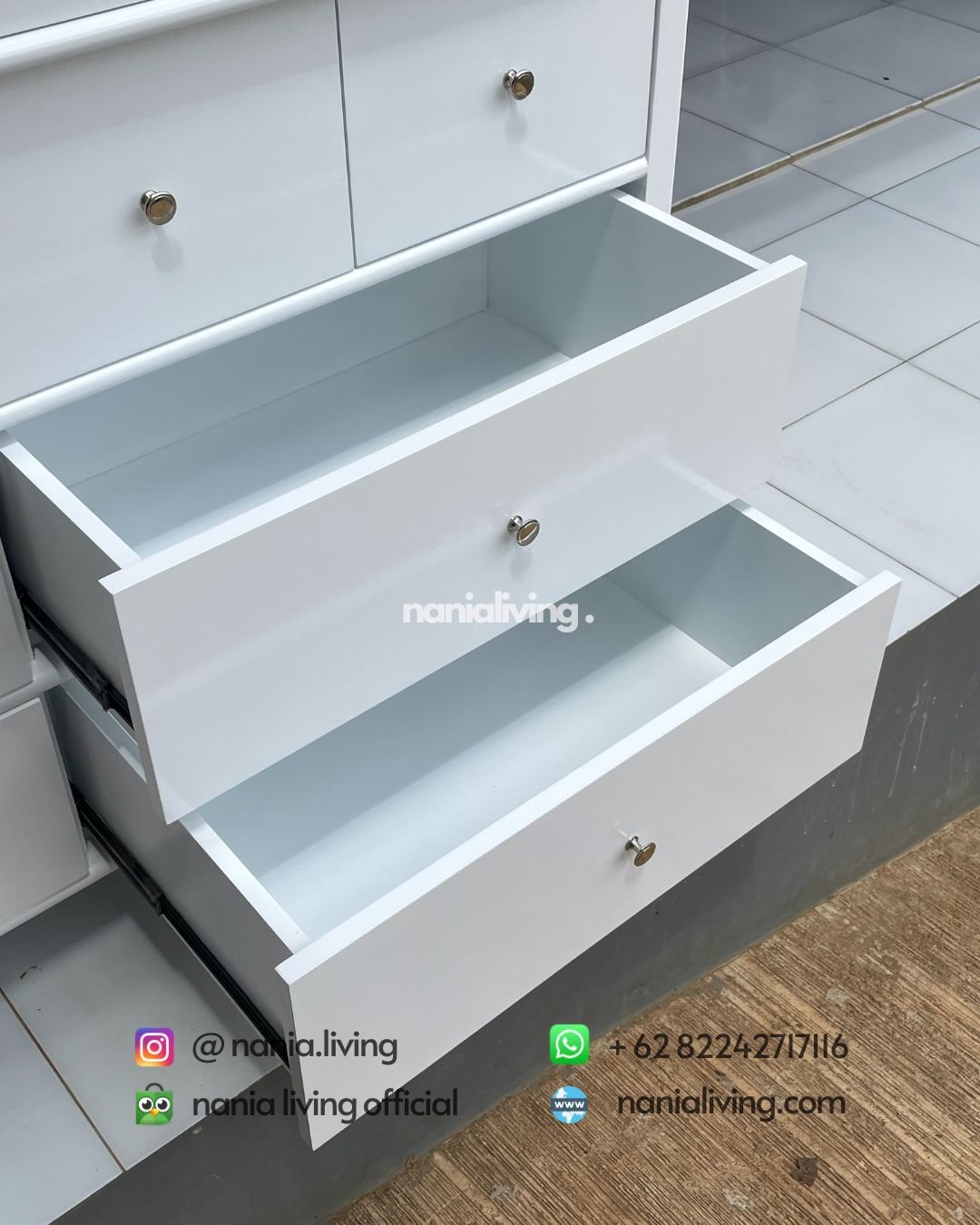 drawer White Duco Baby Changing Cabinet