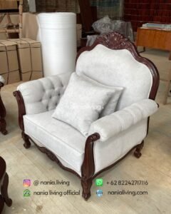 chair Classic Luxury Teak Guest Sofa Set