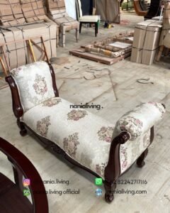 bench Classic Luxury Teak Guest Sofa Set
