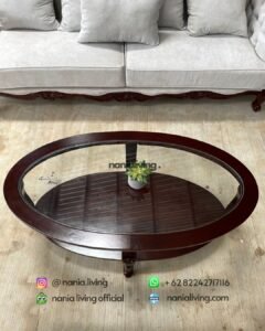 table Classic Luxury Teak Guest Sofa Set