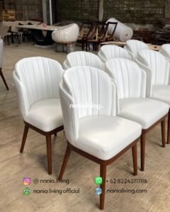 Double Back Teak Dining Chair