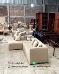 detail Large Corner Luxury Guest Sofa