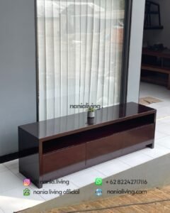 Modern Minimalist Teak Tv Stand