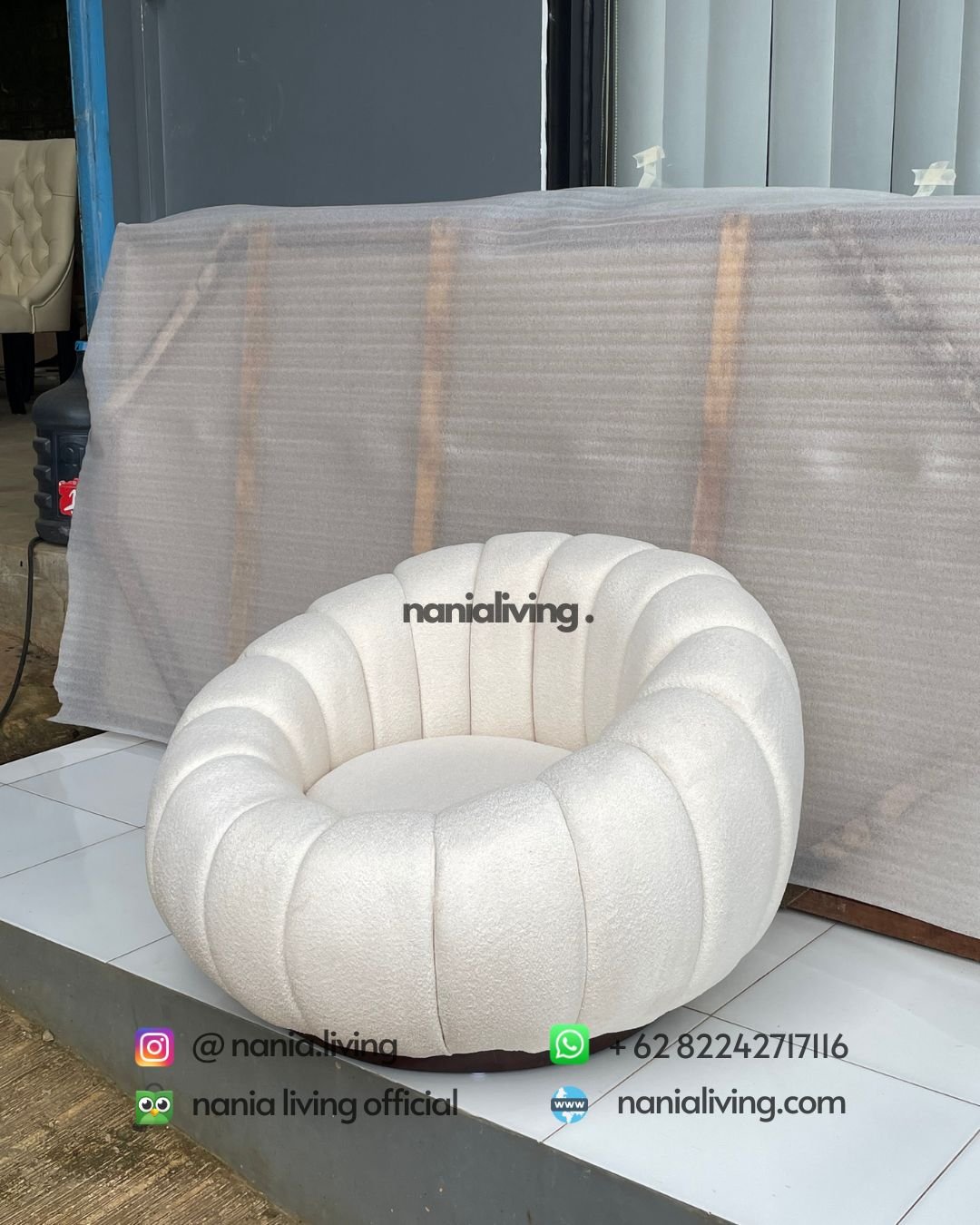 Modern Single Shell Sofa (5) detail Modern Single Shell Sofa