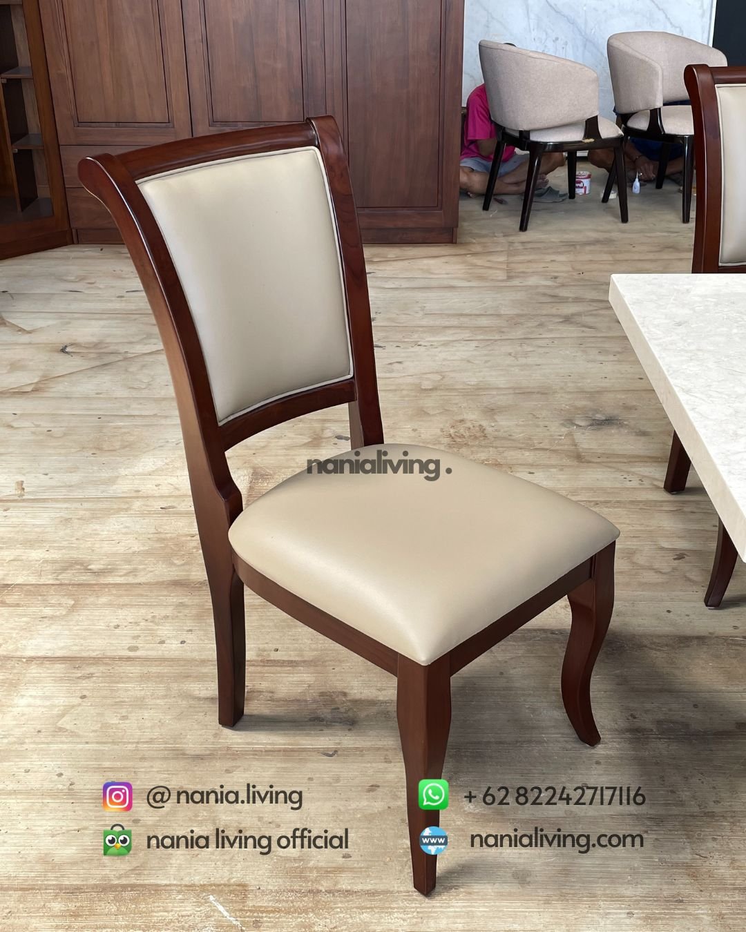 Simple Marble Dining Table Set (2) Simple Marble Dining Table Set