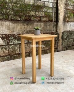 Natural Teak Square Dining Table