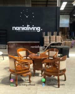 Betawi Teak Guest Chair Set