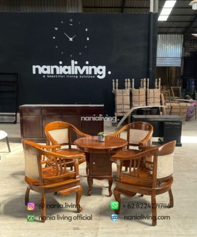 Betawi Teak Guest Chair Set