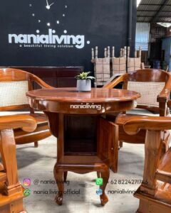 Betawi Teak Guest Chair Set