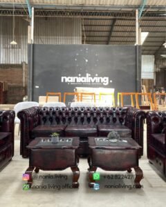 Luxury Chesterfield Sofa Set