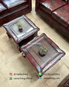 table Luxury Chesterfield Sofa Set
