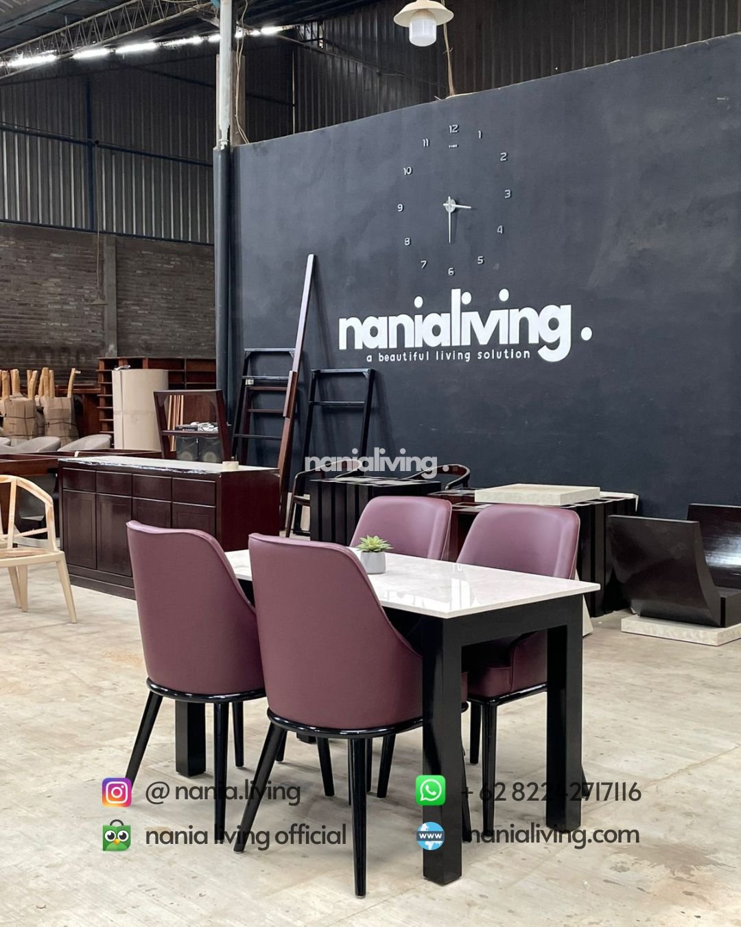Modern Marble Dining Table With 4 Chairs Purple (6) Modern Marble Dining Table With 4 Chairs Purple