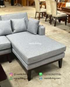detail Modern Minimalist Living Room Sofa Set With A Coffee Table