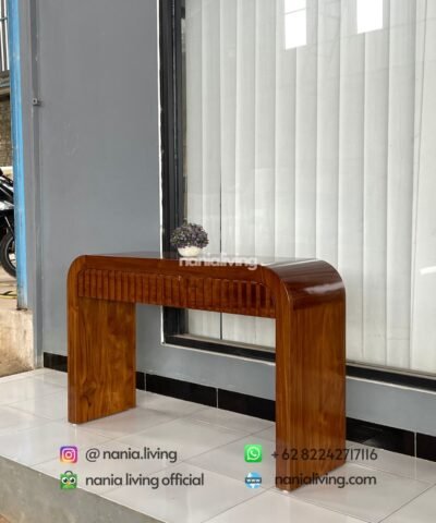 Modern Teak Console Table