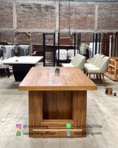 Modern Teak Dining Tables Only