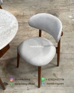 chair Oval marble dining table with 6 dining chairs