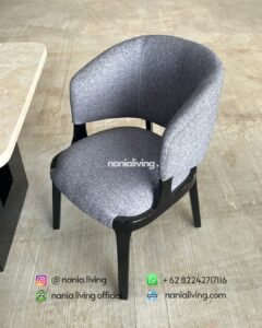 chair Saint Helena Marble Dining Table With 6 Modern Chairs