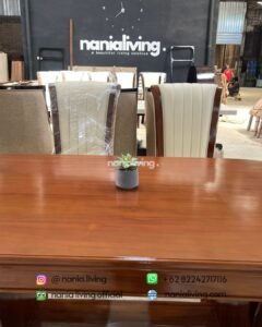 detail Selena Teak Dining Set With 6 Chairs
