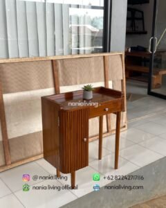 Teak Dressing Table Without A Chair