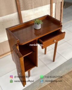 top Teak Dressing Table Without A Chair