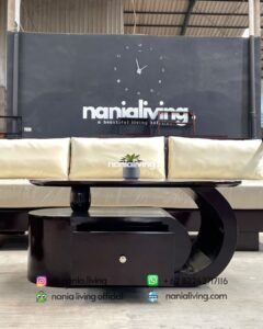 table Flexible Corner Guest Sofa Set With A Round Table
