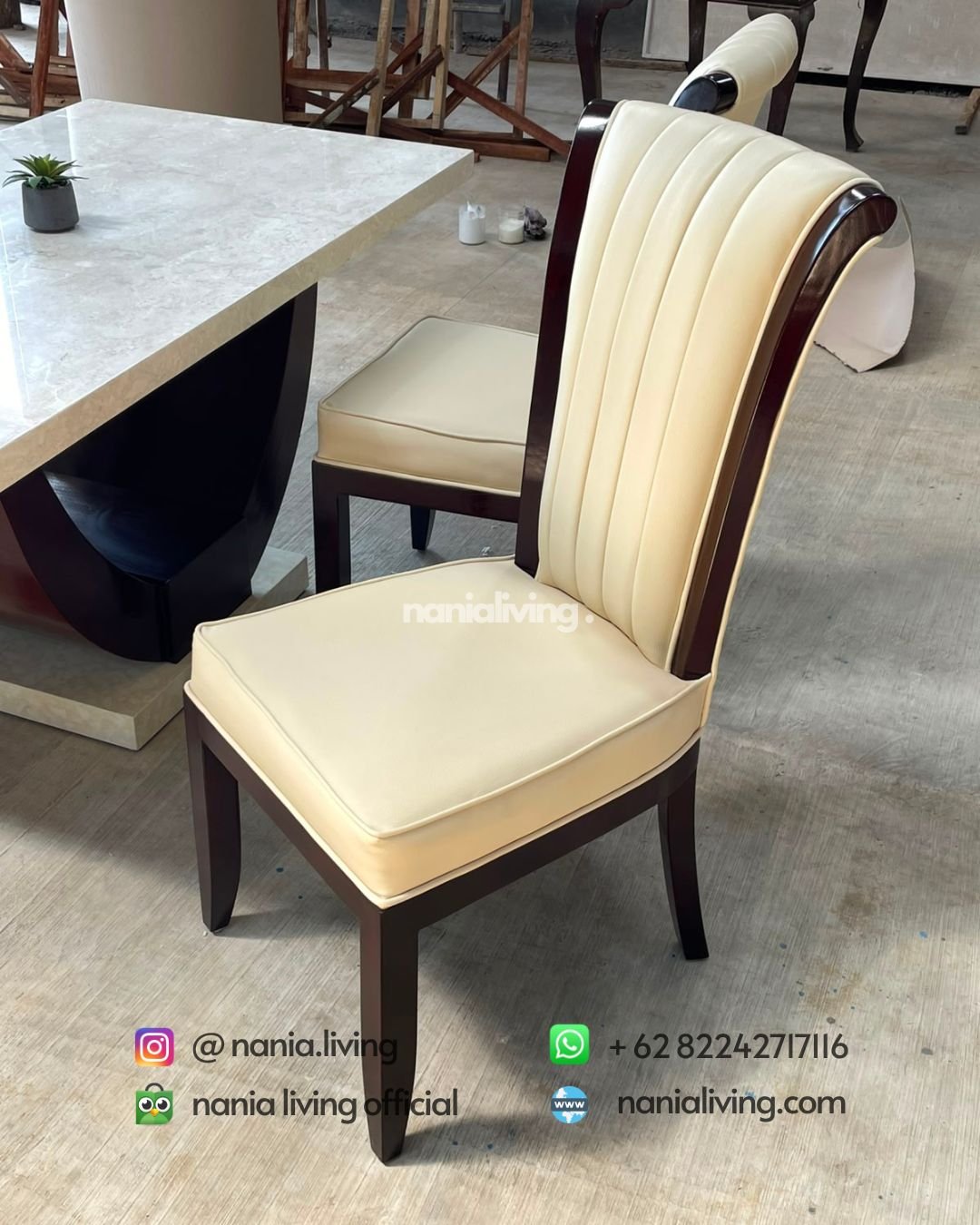 Minimalist Marble Dining Table With 4 Chairs (3) chair Minimalist Marble Dining Table With 4 Chairs