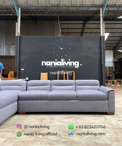 Modern Blue Corner Sofa