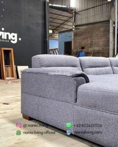 side Modern Blue Corner Sofa