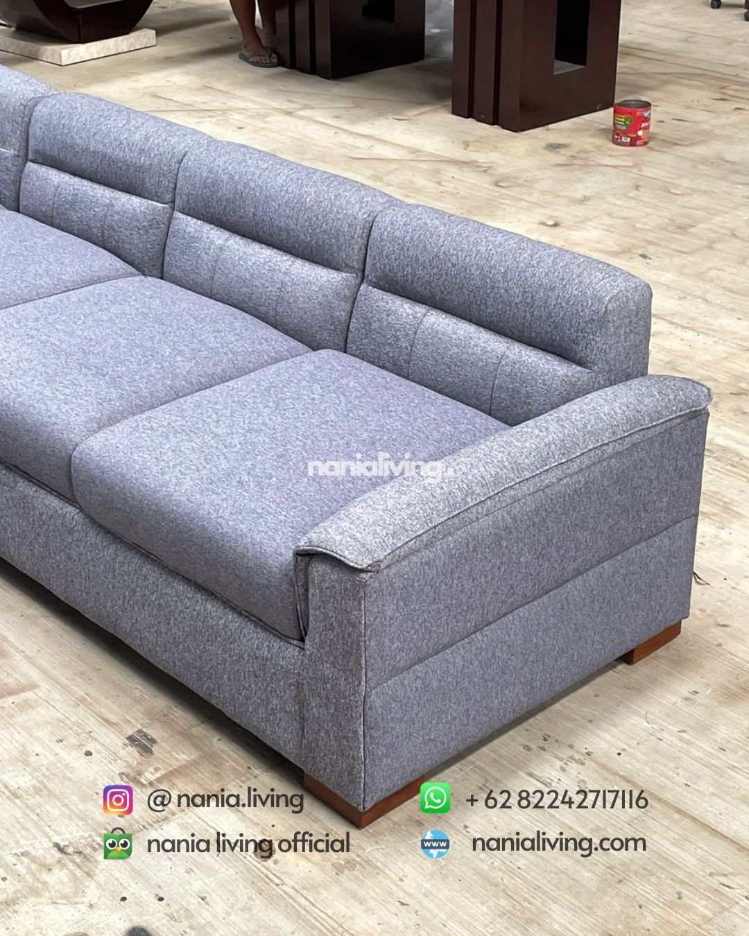 Modern Blue Corner Sofa (3)