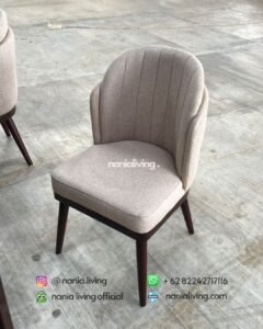 chair Modern Marble Dining Table Set With 6 Shell-shaped Chairs