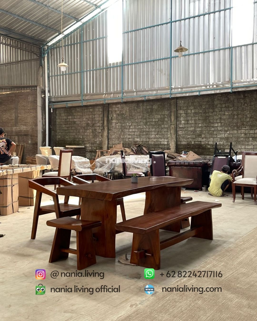 Solid Teak Dining Table Teak Benches And Chairs (5) side Solid Teak Dining Table Teak Benches And Chairs