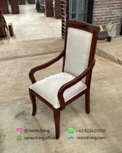 armchair Teak Dining Table With 6 Armchairs