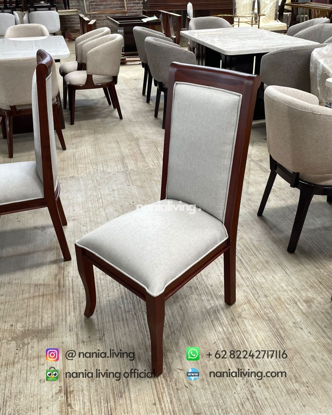 Teak Dining Table With 6 Armchairs (5) chair Teak Dining Table With 6 Armchairs
