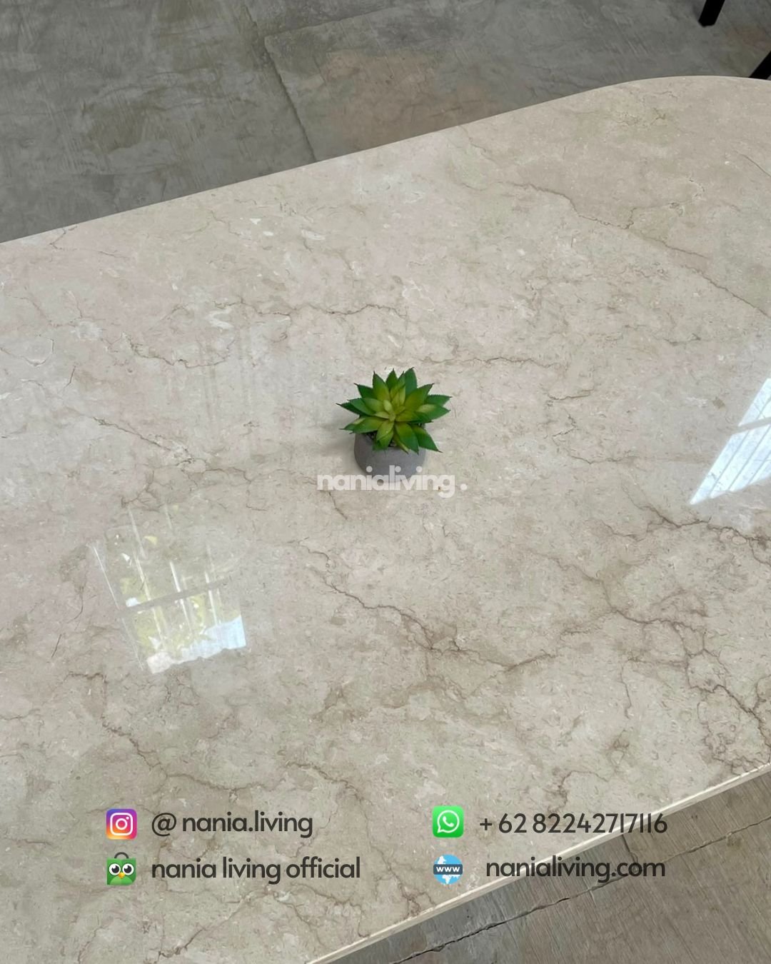 Stella Oval Marble Dining Table (2)