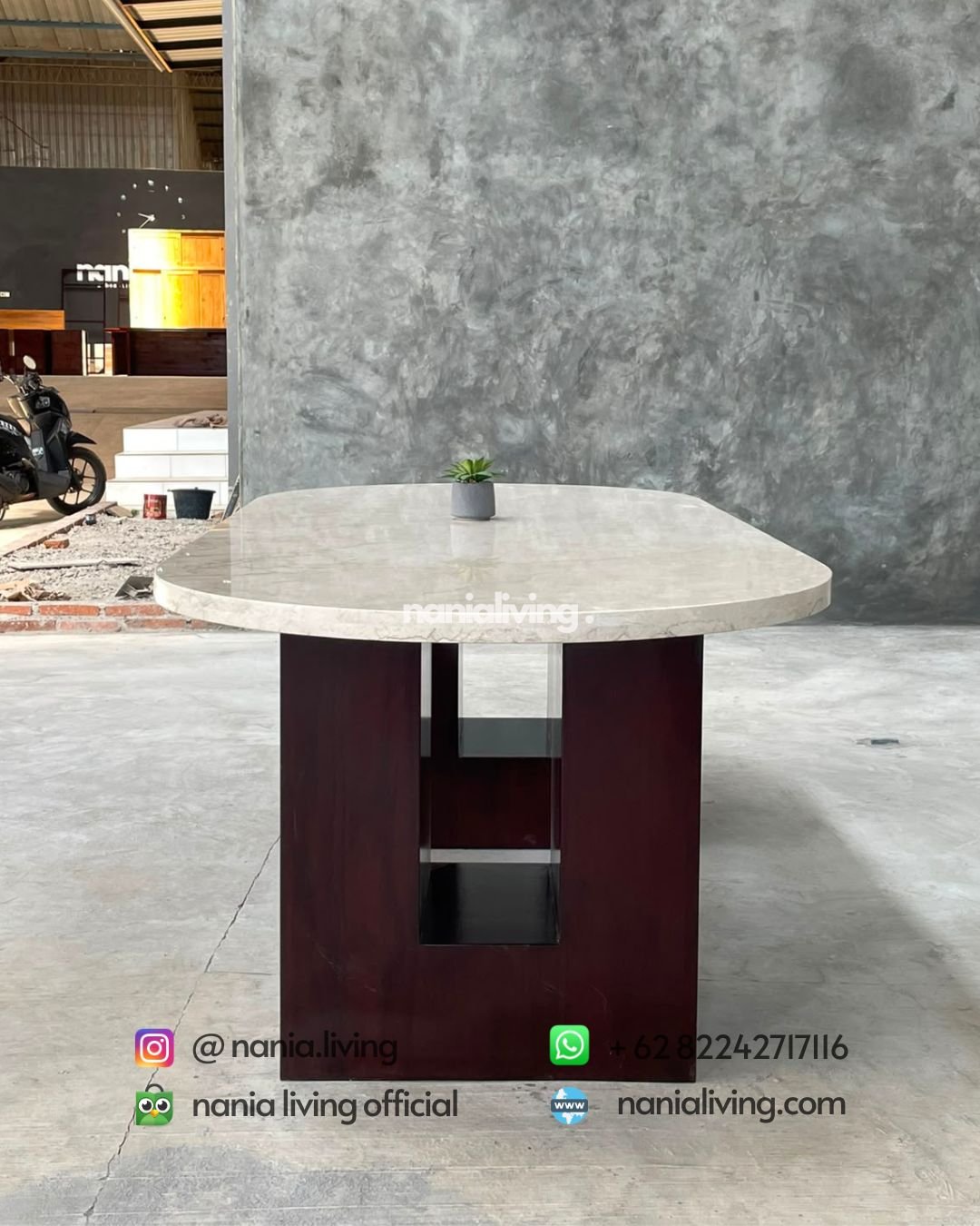 Stella Oval Marble Dining Table (4)