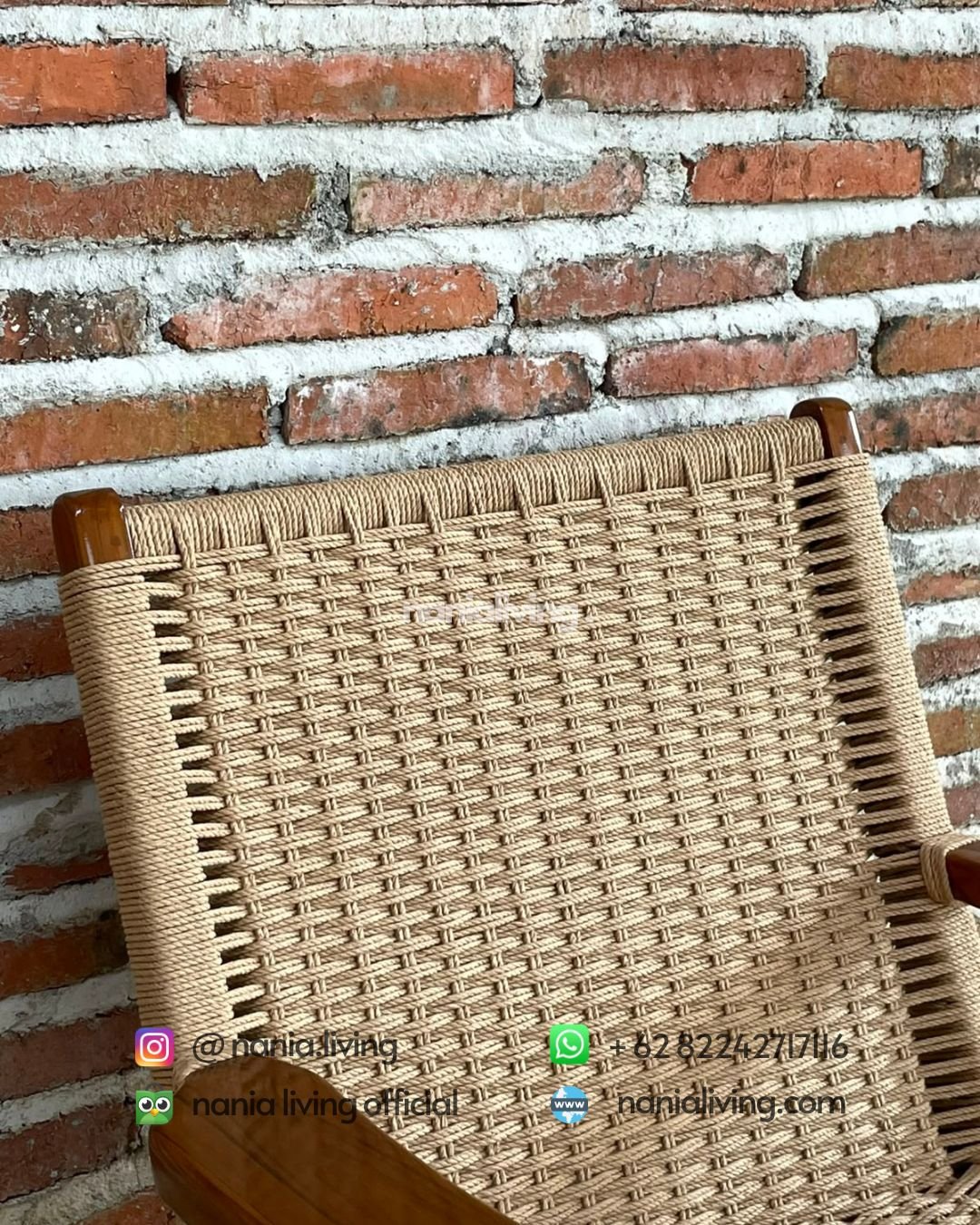 Teak Rope-weave Lounge Chair (2)