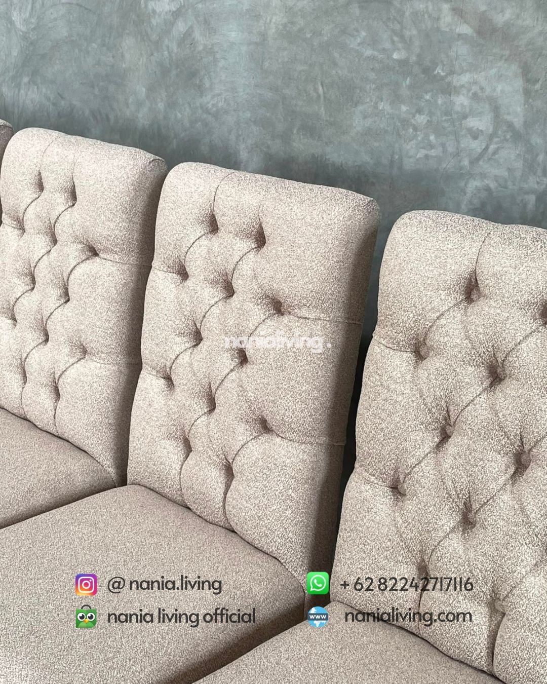 Minimalist Fabric Dining Chairs With Buttons (5)