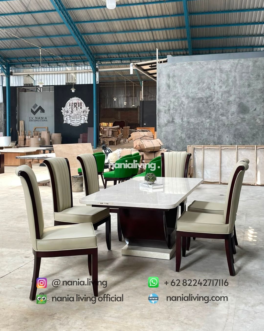 Standard Dining Table With 6 Chairs (4)