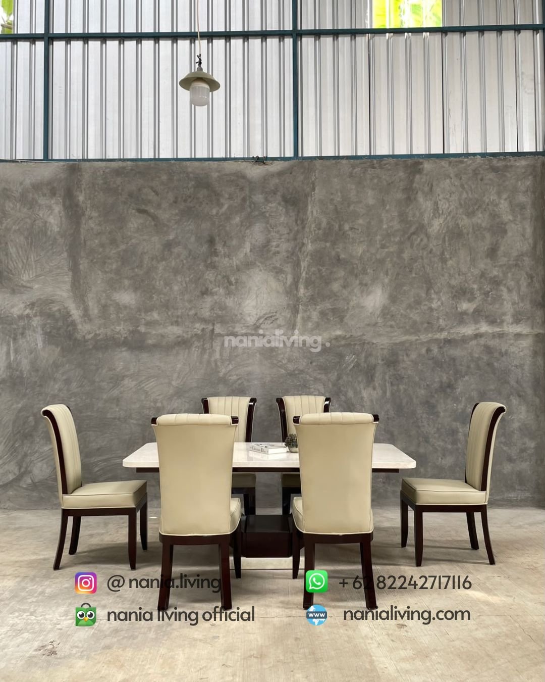 Standard Dining Table With 6 Chairs (8)