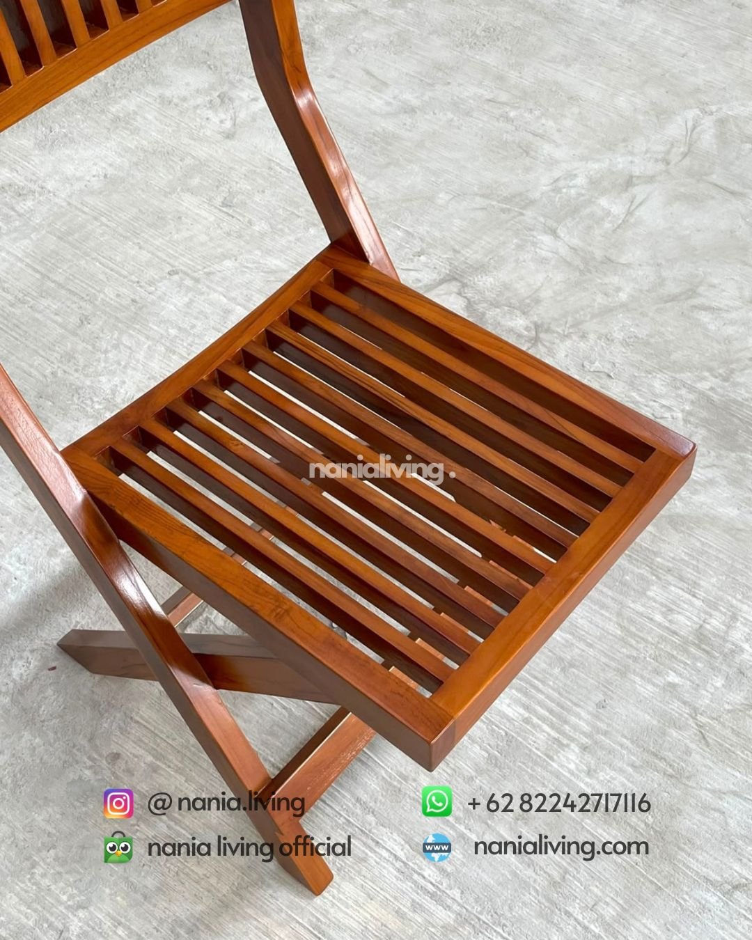 Custom-made Outdoor Teak Garden Chairs (3)