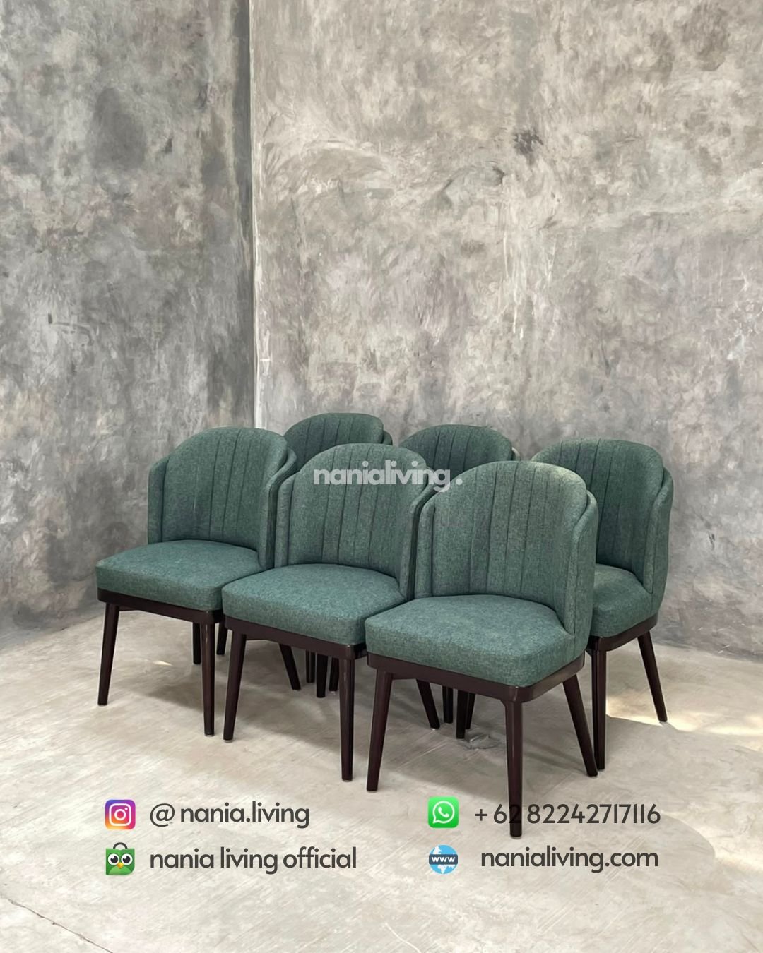 Green Double Dining Chair (1)