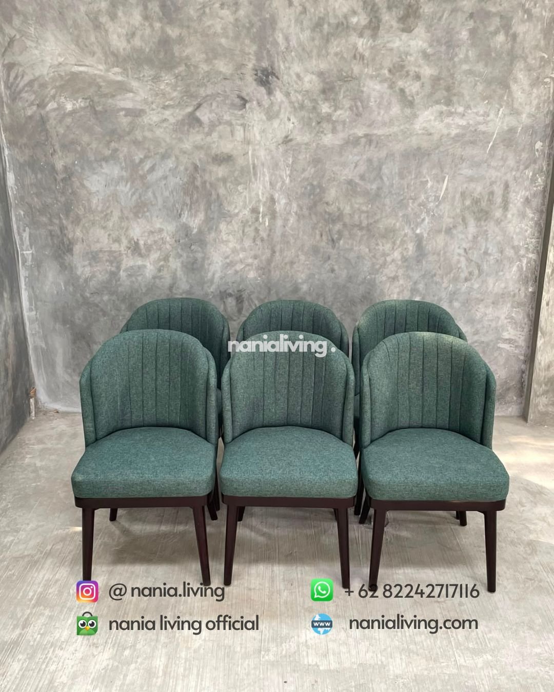 Green Double Dining Chair (4)