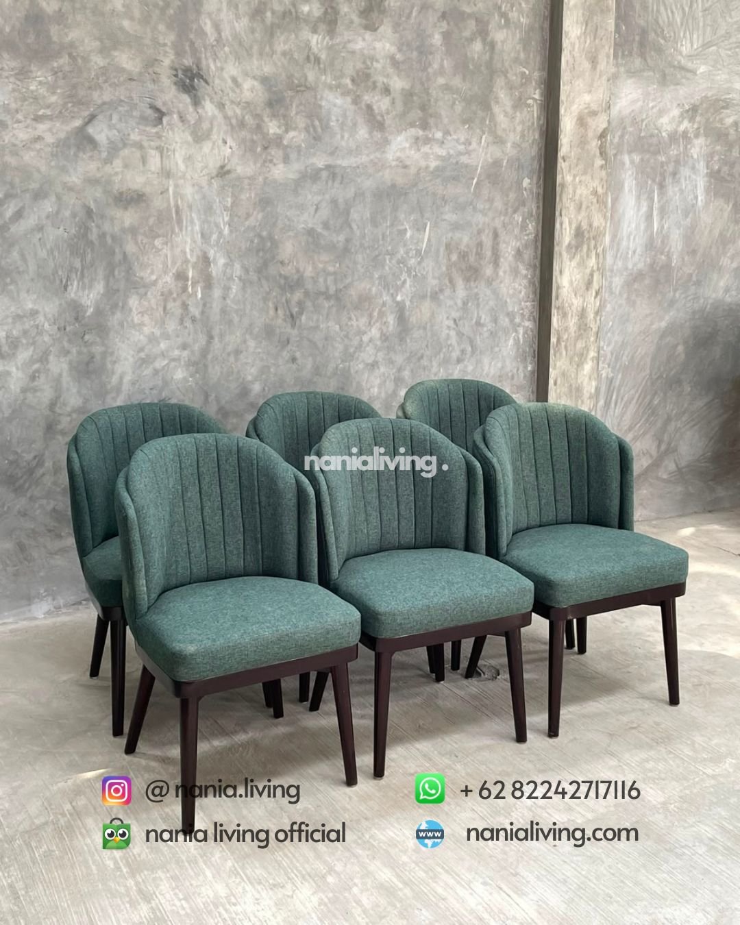 Green Double Dining Chair (5)